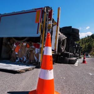 rollover truck accident
