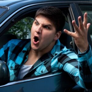 aggressive driving aggressive driver or road rage fanatic