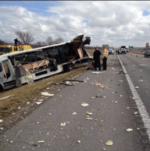 Tractor trailer accident Kansas City MO