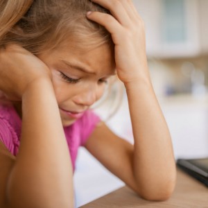 Traumatized child dog bites