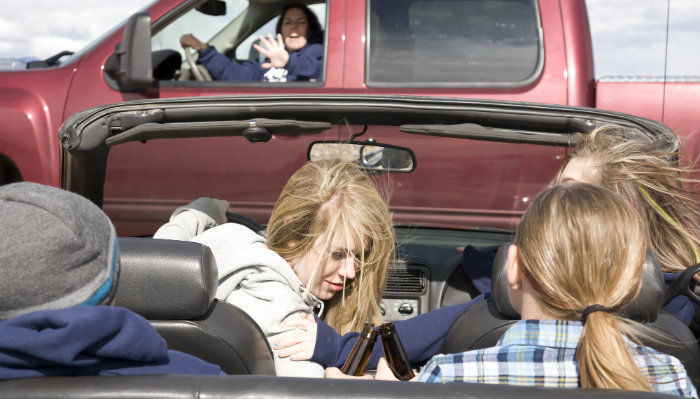 Teen Drivers with Passengers