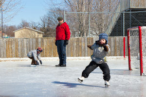 Kid skating getting ready to fall winter winter accidents
