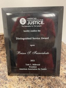Brian Franciskato, Nash & Franciskato, Law Firm, Kansas City Law Firm, Nash & Franciskato, AAJ, American Association of Justice,