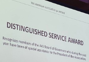 Distinguished Service Award, Brian Franciskato