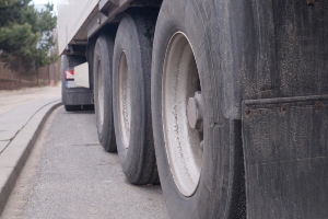poorly maintained trucks worn tires damaged tires failing equipment