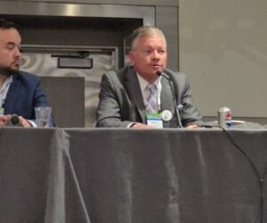 Brian Franciskato speaking at AAJ conference The Hague Presentation